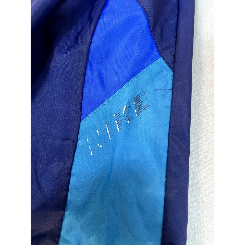 Nike‎ Blue Windbreaker Pants Large Joggers.Vintage 90s Gray Tag Ankle Zip